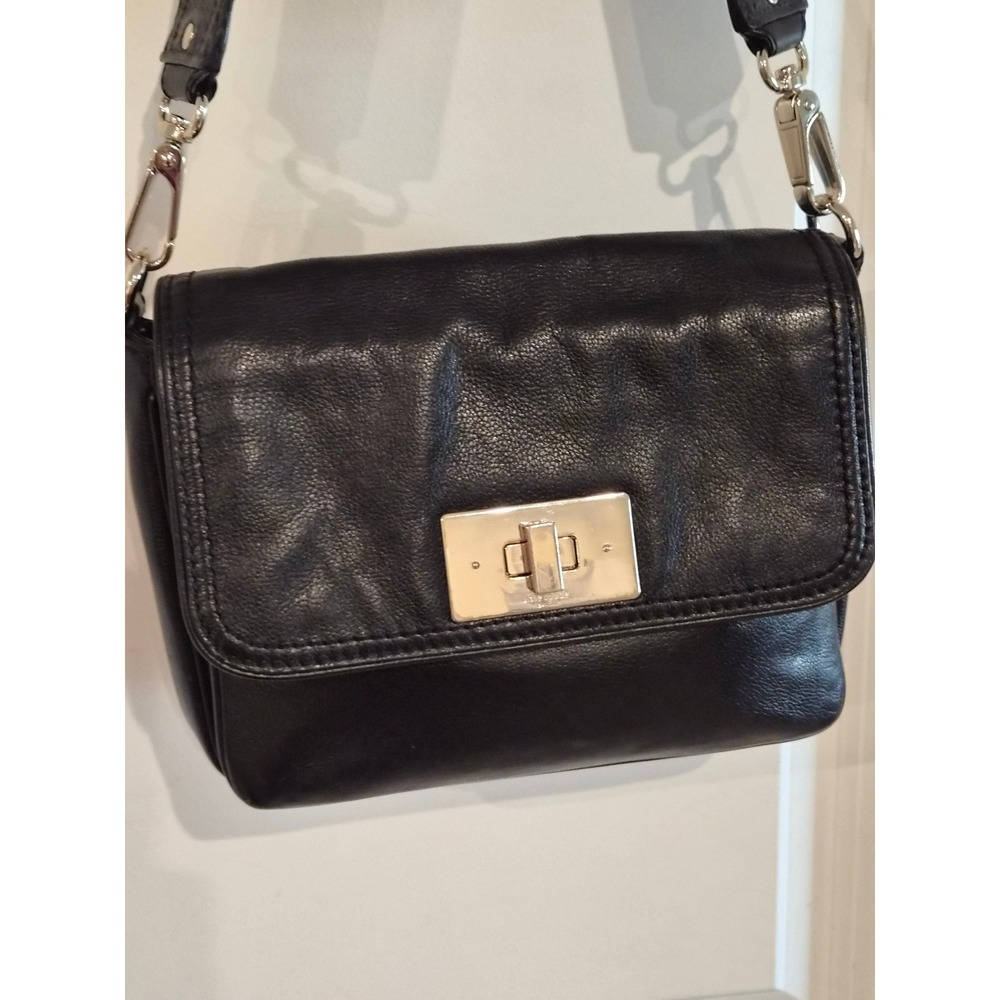 Kate Spade Black Leather Harlow Irving Place Crossbody Bag PXRU2793 - Picture 5 of 8